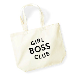 Girl boss club tote bag