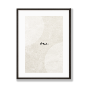 Dream neutral art print