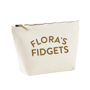 Personalised fidget toy storage bag