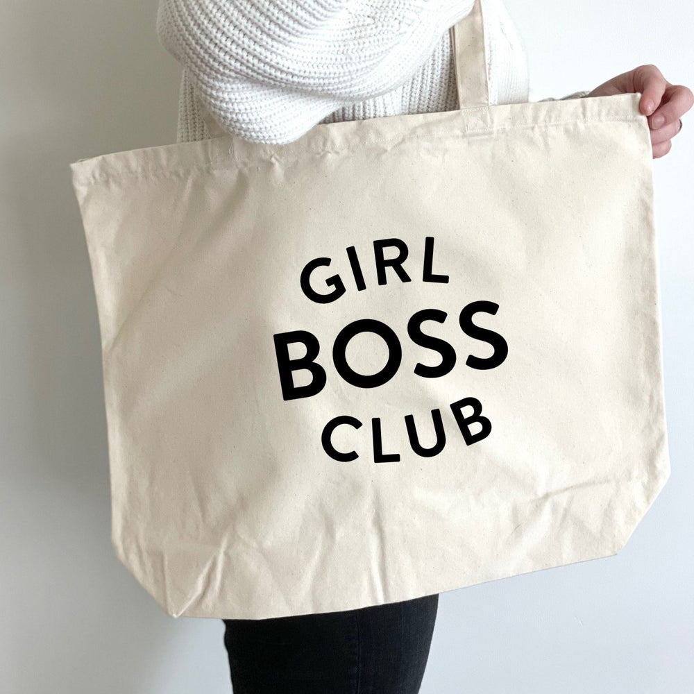 Girl boss club tote bag