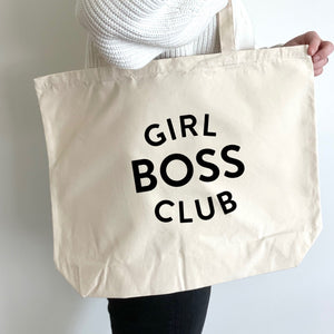 Girl boss club tote bag