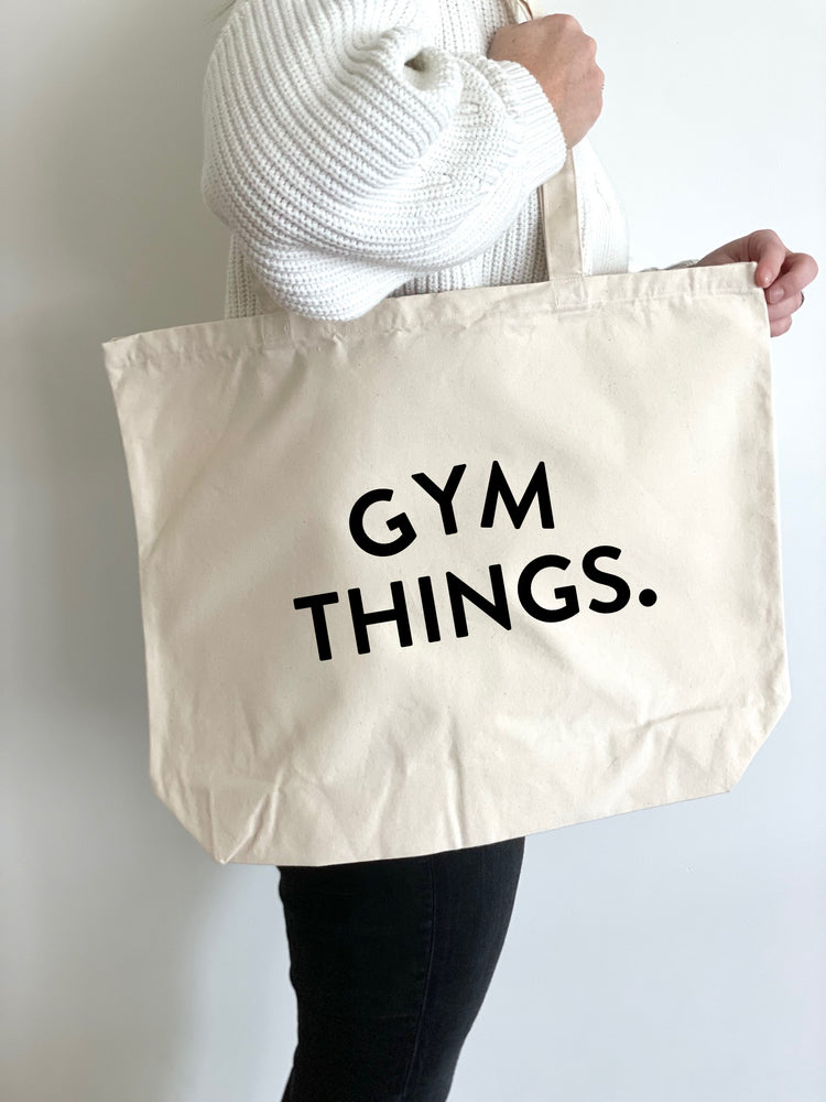 Gym things tote bag
