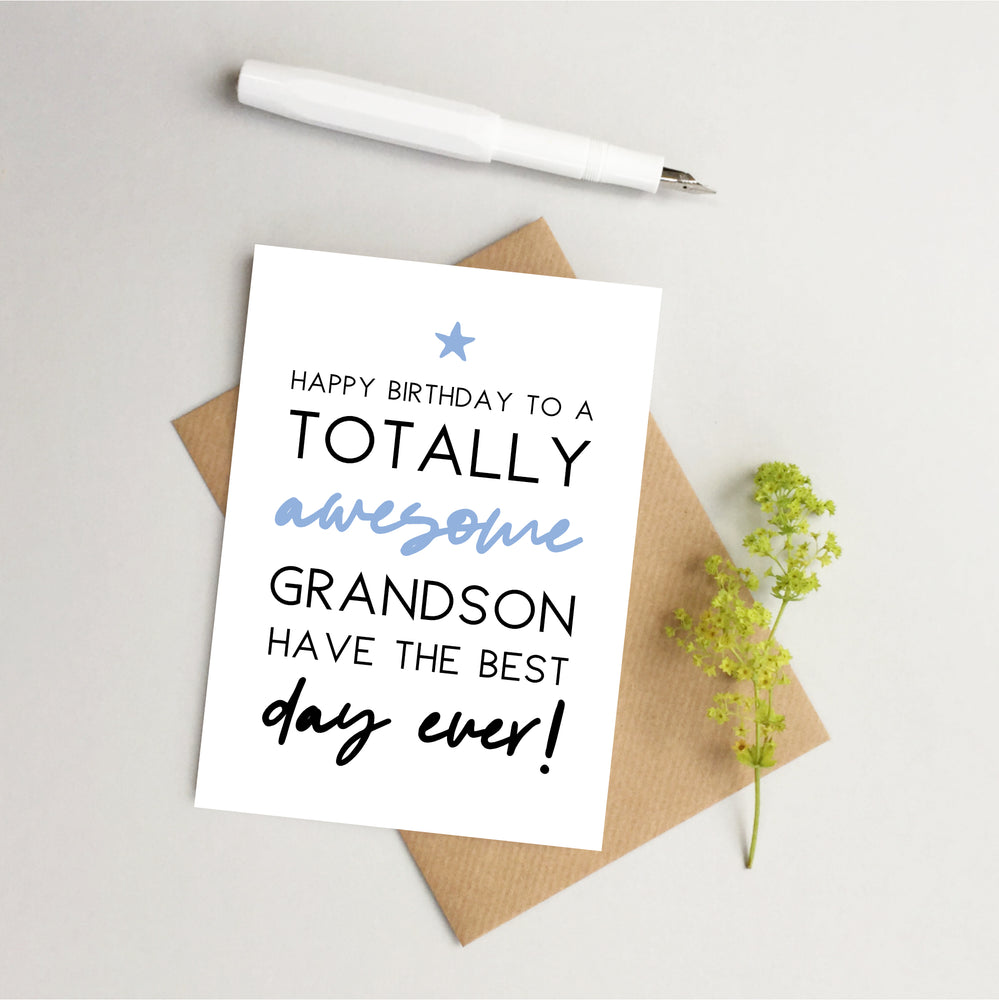 Grandson Birthday card