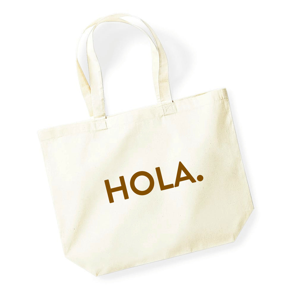 Hola reusable cotton shopper / beach bag