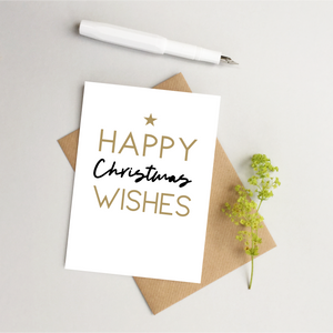 Happy Christmas wishes card