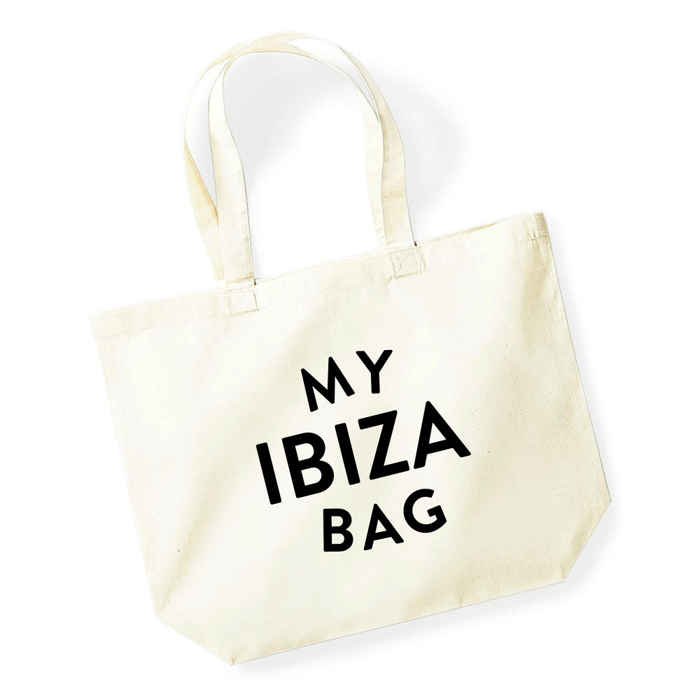 My Ibiza holiday tote bag