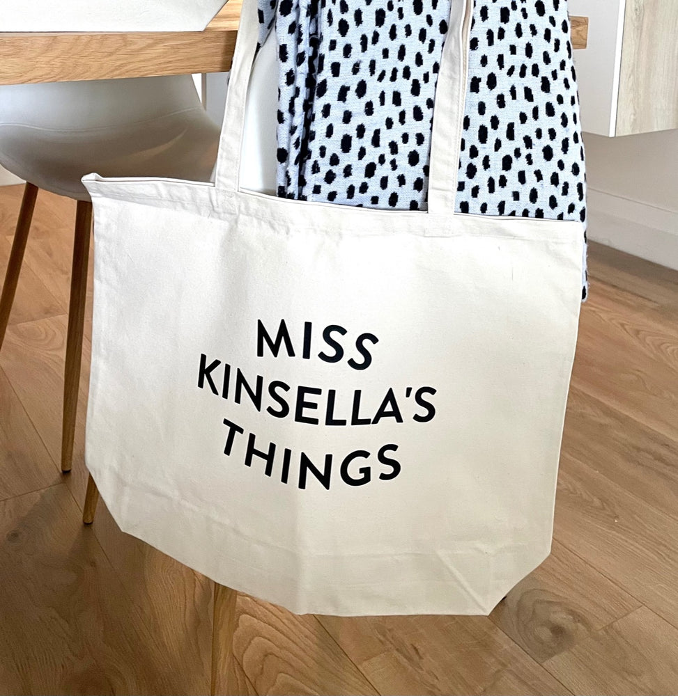 Personalised teacher tote bag