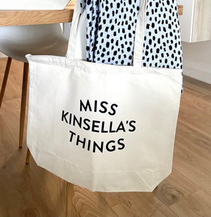 Personalised teacher tote bag