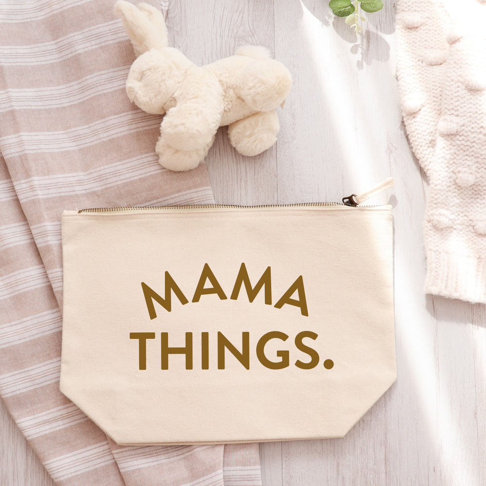 Mama things zipped pouch bag