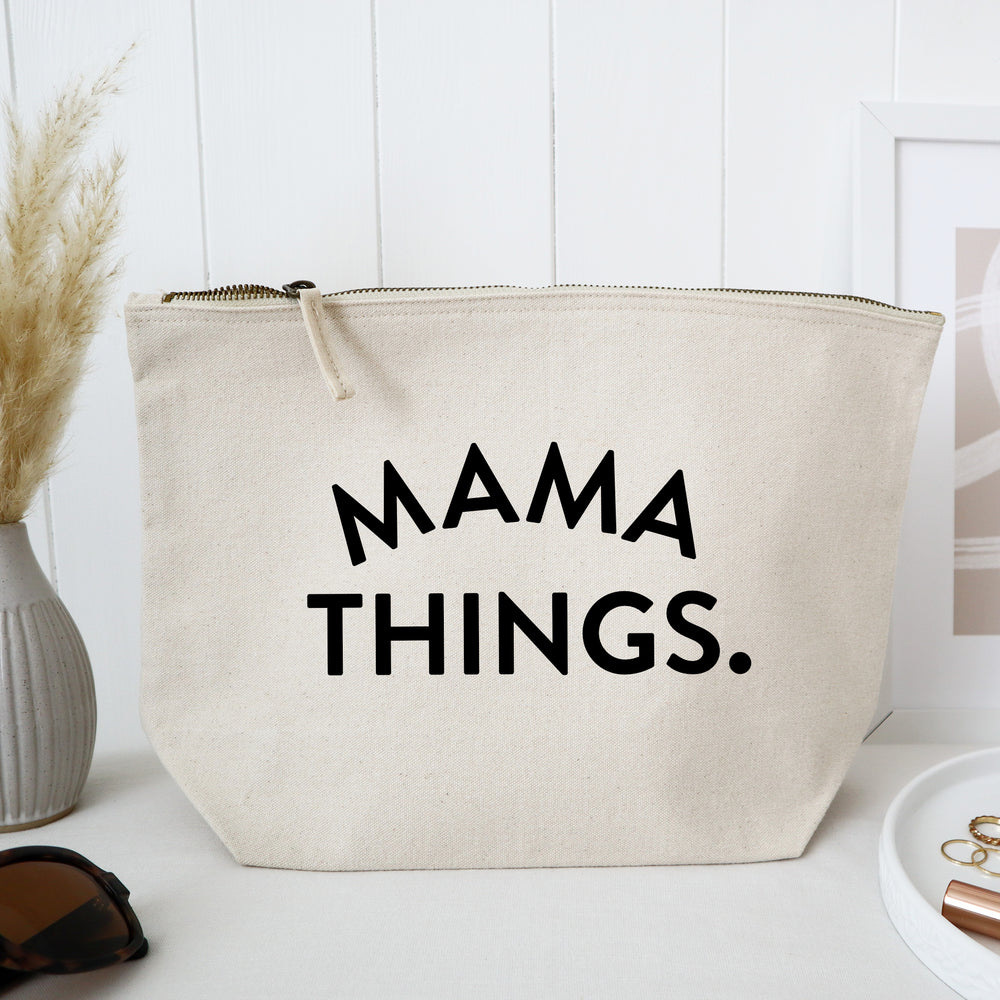 Mama things zipped pouch bag
