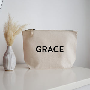 Personalised make up or toiletry bag