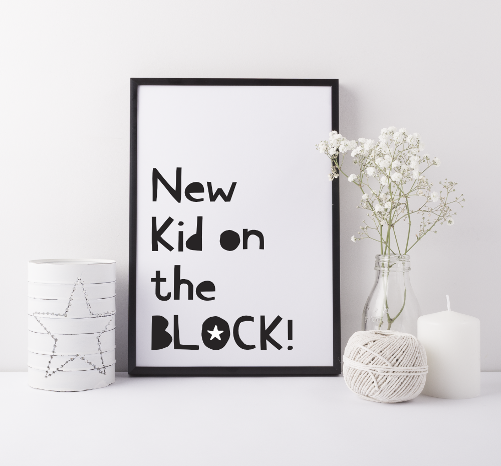 New kid on the block print