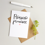 Prosecco Princess card