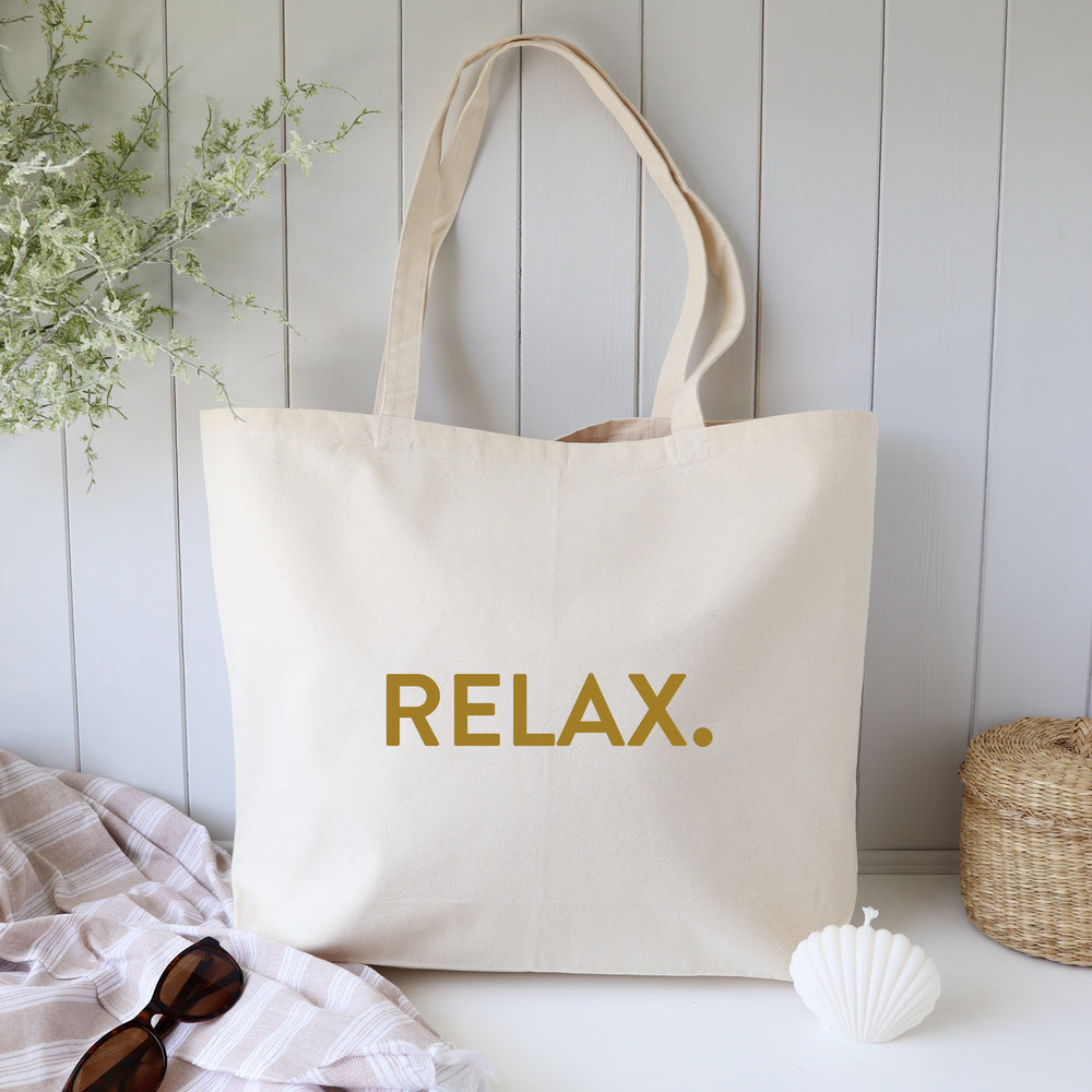 Relax large tote bag