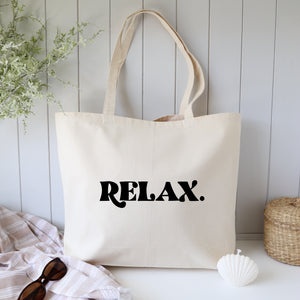 Relax large tote bag