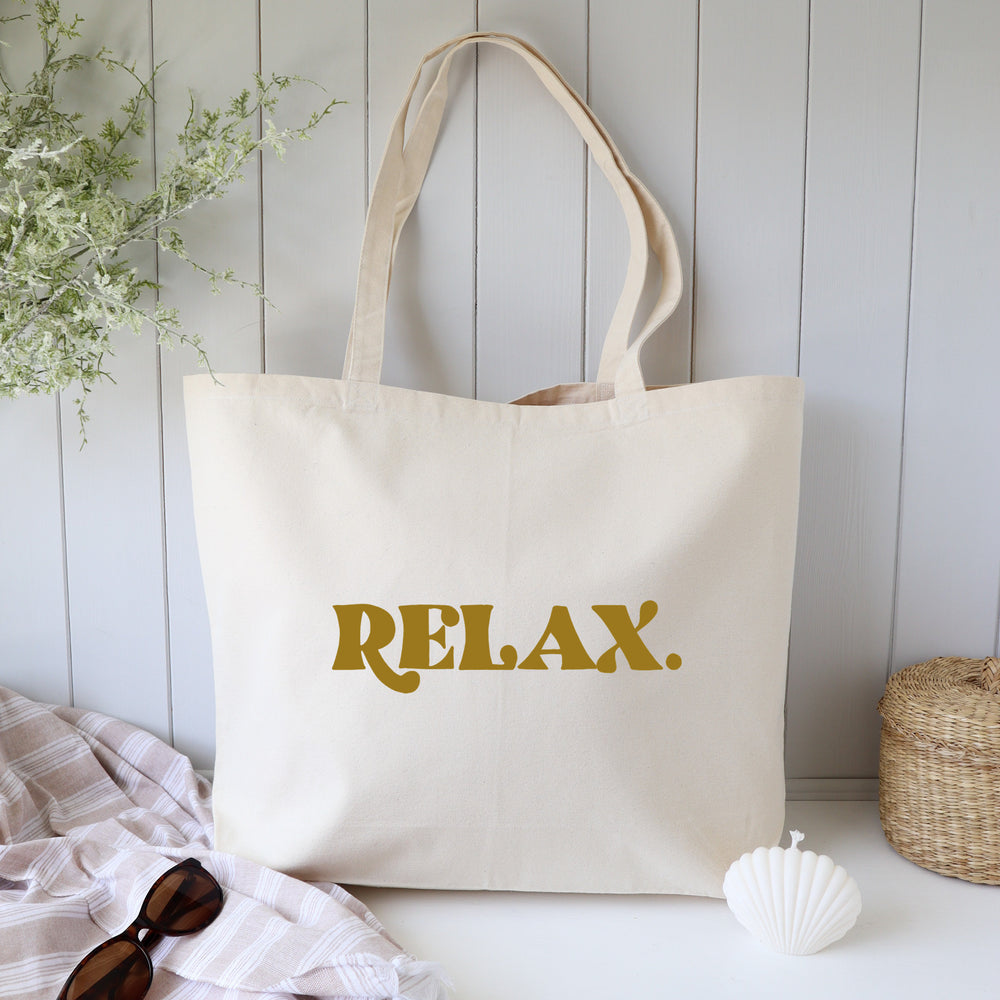 Relax large tote bag
