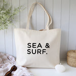 Sea & Surf holiday tote bag