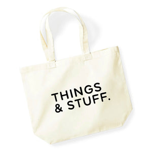 Things & stuff large tote bag