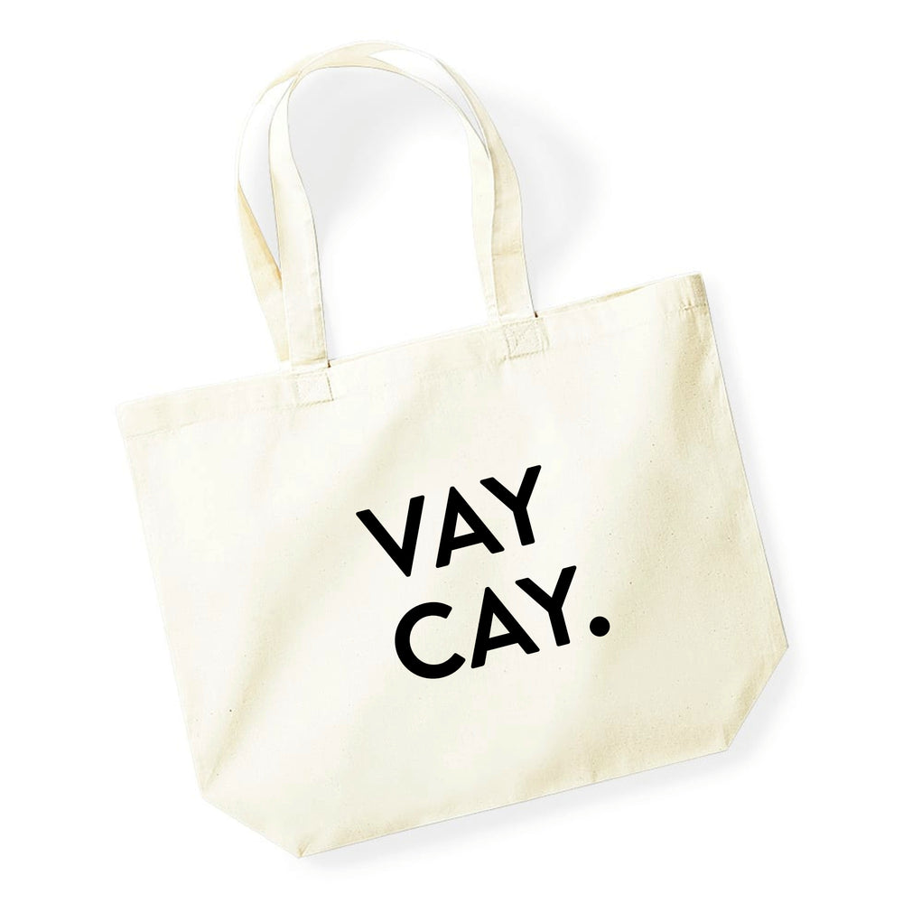 Vaycay holiday tote bag