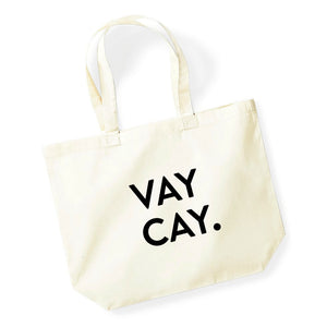 Vaycay holiday tote bag