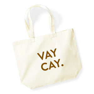 Vaycay holiday tote bag