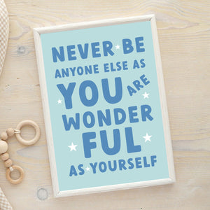 Boys positivity print - You are wonderful