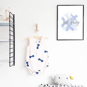 Personalised New Baby Boy print
