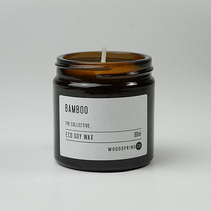 Bamboo soy wax candle