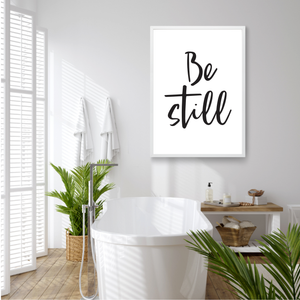 Be still print