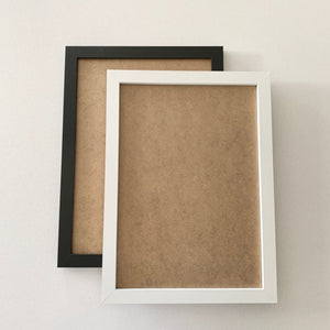 Black A4 frame - A4 / A3 frame Smooth matt black - A4 / A3 frame for prints - Matt black frame - Home decor - Monochrome home decor