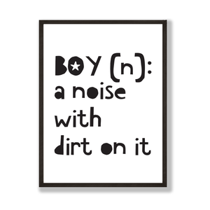 Fun Boy Definition Print