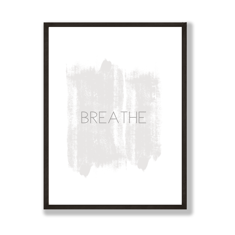 Breathe art print
