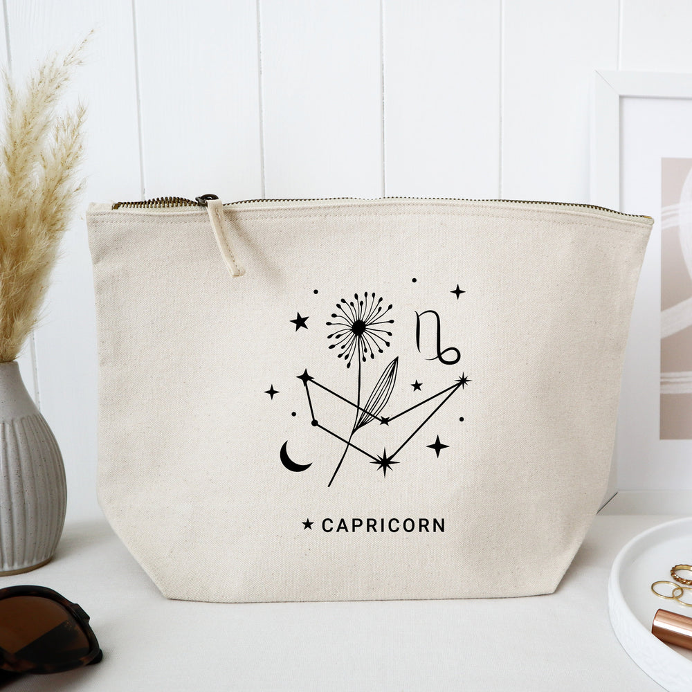 Capricorn zodiac star sign makeup / cosmetic zodiac bag