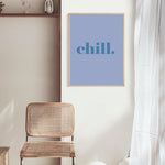 Chill bold colourful print