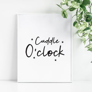 Cuddle O'clock print