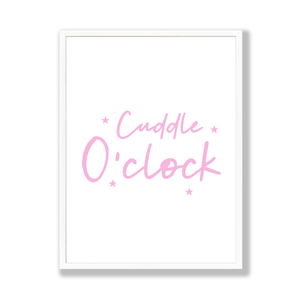 Cuddle O'clock print