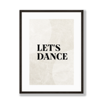 Let's dance print