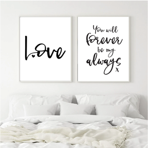 Forever & always print