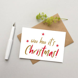 Fun Christmas card - Multi Pack Christmas cards - stylish Christmas cards - Fun modern Christmas card - Christmas money card - 1, 5 or 10