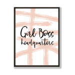 Pink Girl boss print