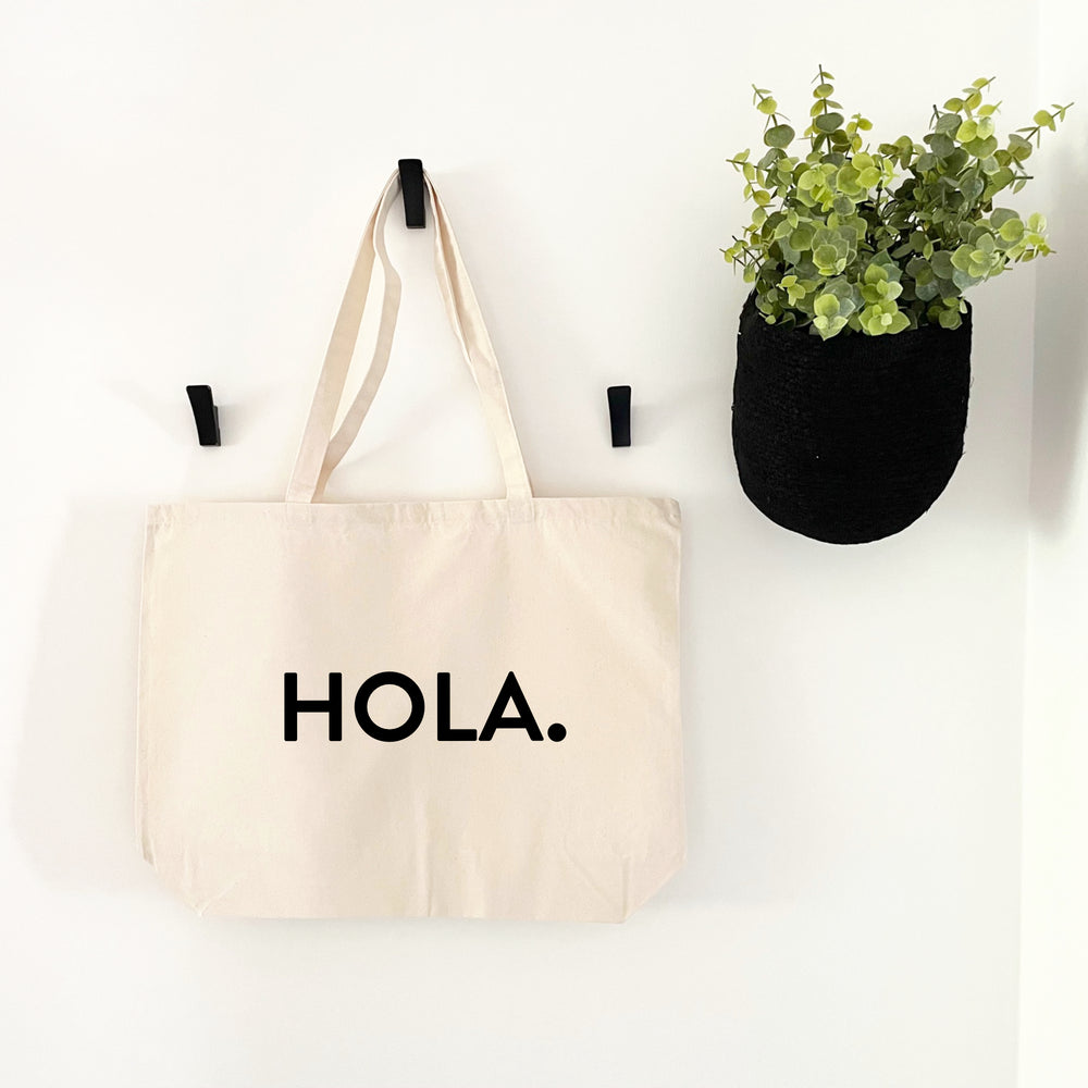 Hola reusable cotton shopper / beach bag