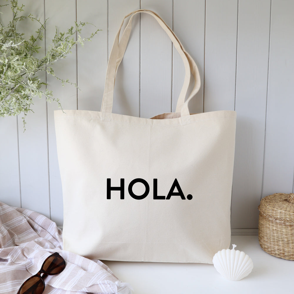 Hola reusable cotton shopper / beach bag