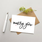 I can&#39;t wait to marry you Wedding card - Card for groom - Card for bride - Wedding day card - see you at the altar - wedding day card groom