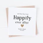 Personalised wedding or anniversary card