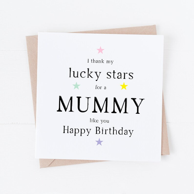 Cute Mum Birthday card