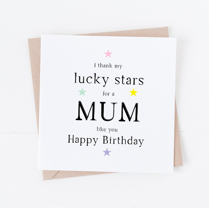 Cute Mum Birthday card