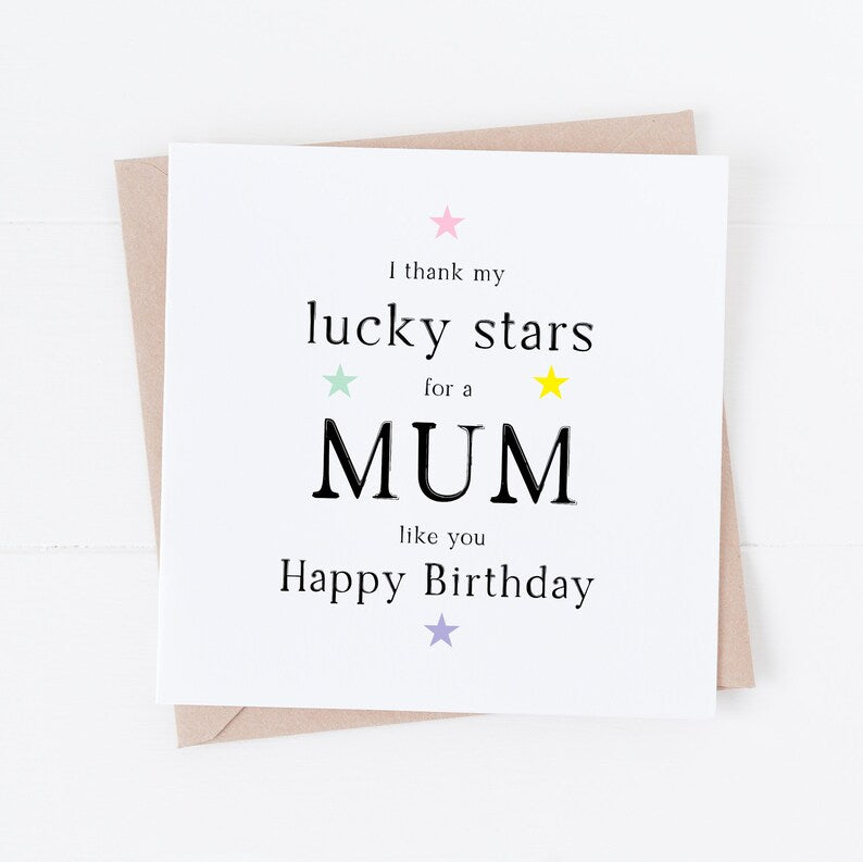 Cute Mum Birthday card