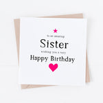 Sister Birthday card