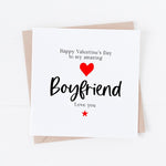 To my Boyfriend Valentine's day card