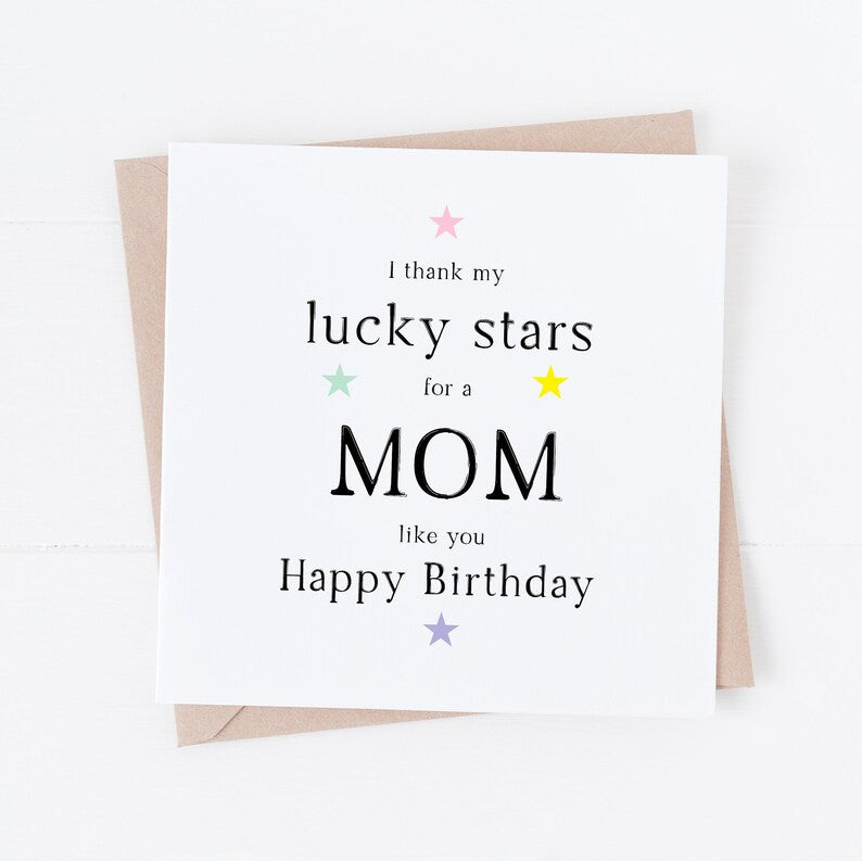 Cute Mum Birthday card